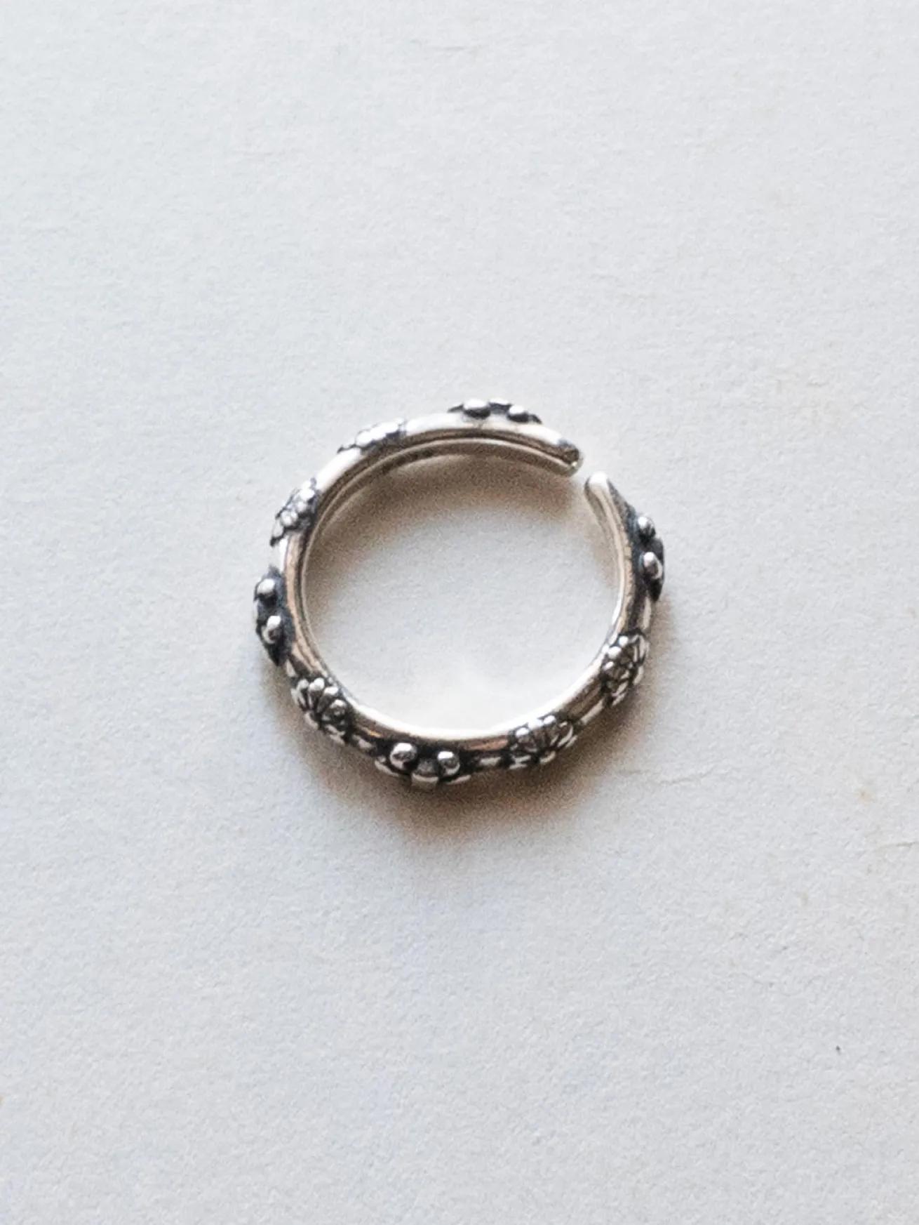 Rustic 925 Sterling Silver Ring