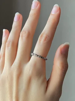 Rustic 925 Sterling Silver Ring