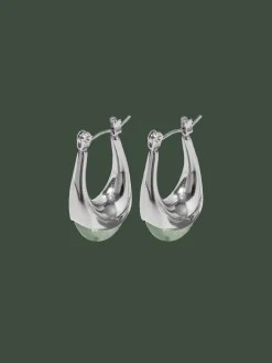 Silver Lucite Hoops - Elixir