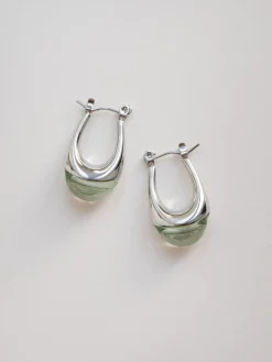 Silver Lucite Hoops - Elixir