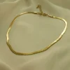Snake Chain Necklace *18K Gold-plated Stainless Steel