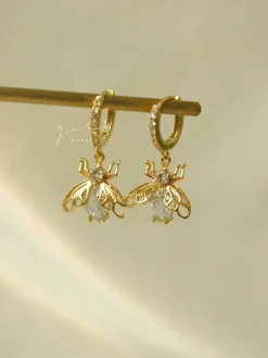 Sparkle Bug Huggies *18K Gold-plated