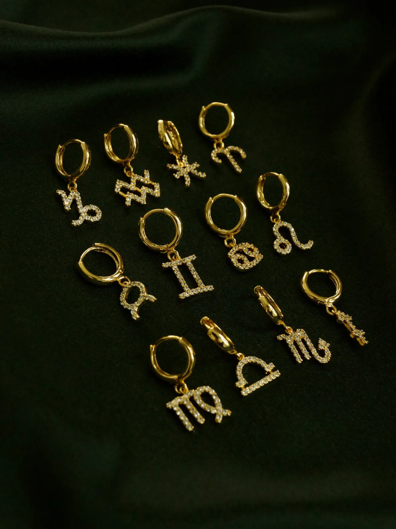 Sparkle Horoscope Huggies *18k Gold-plated