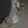 Stainless Steel Chunky Hoops - Large