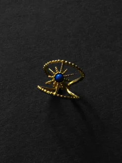Starburst Stone Ring - Gold