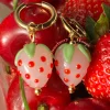 Strawberry Hoops - Pink