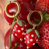 Strawberry Hoops - Red