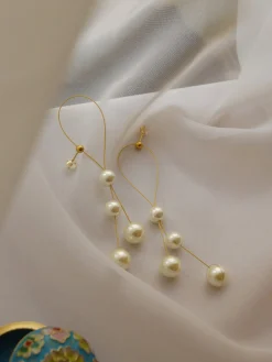 SUYIN Pearl Earrings *Gold-plated