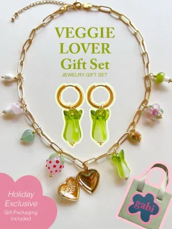 VEGGIE LOVER Gift Set - Apple Green