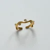 Wavy Sea Ring - Gemstone