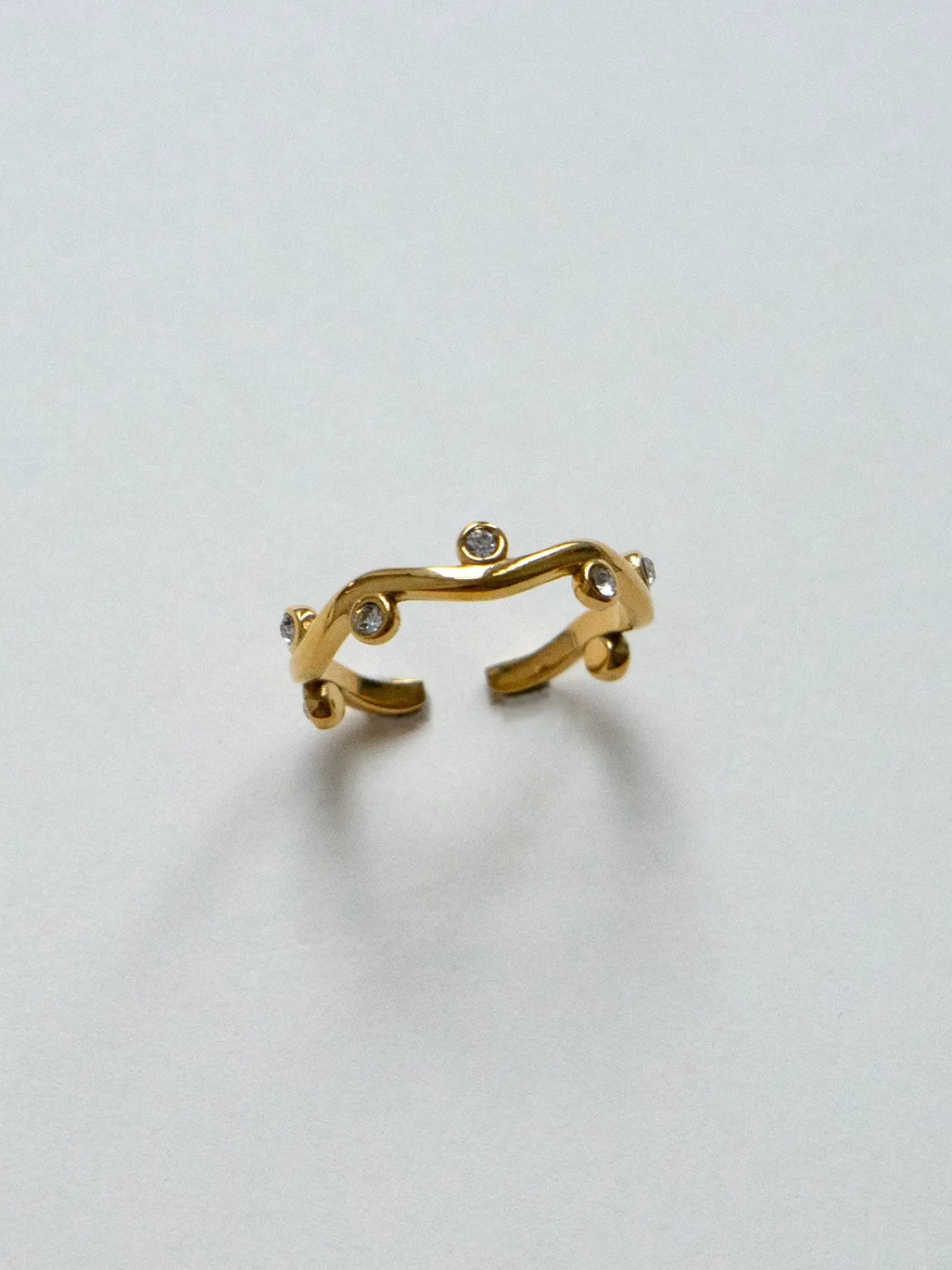Wavy Sea Ring - Gemstone