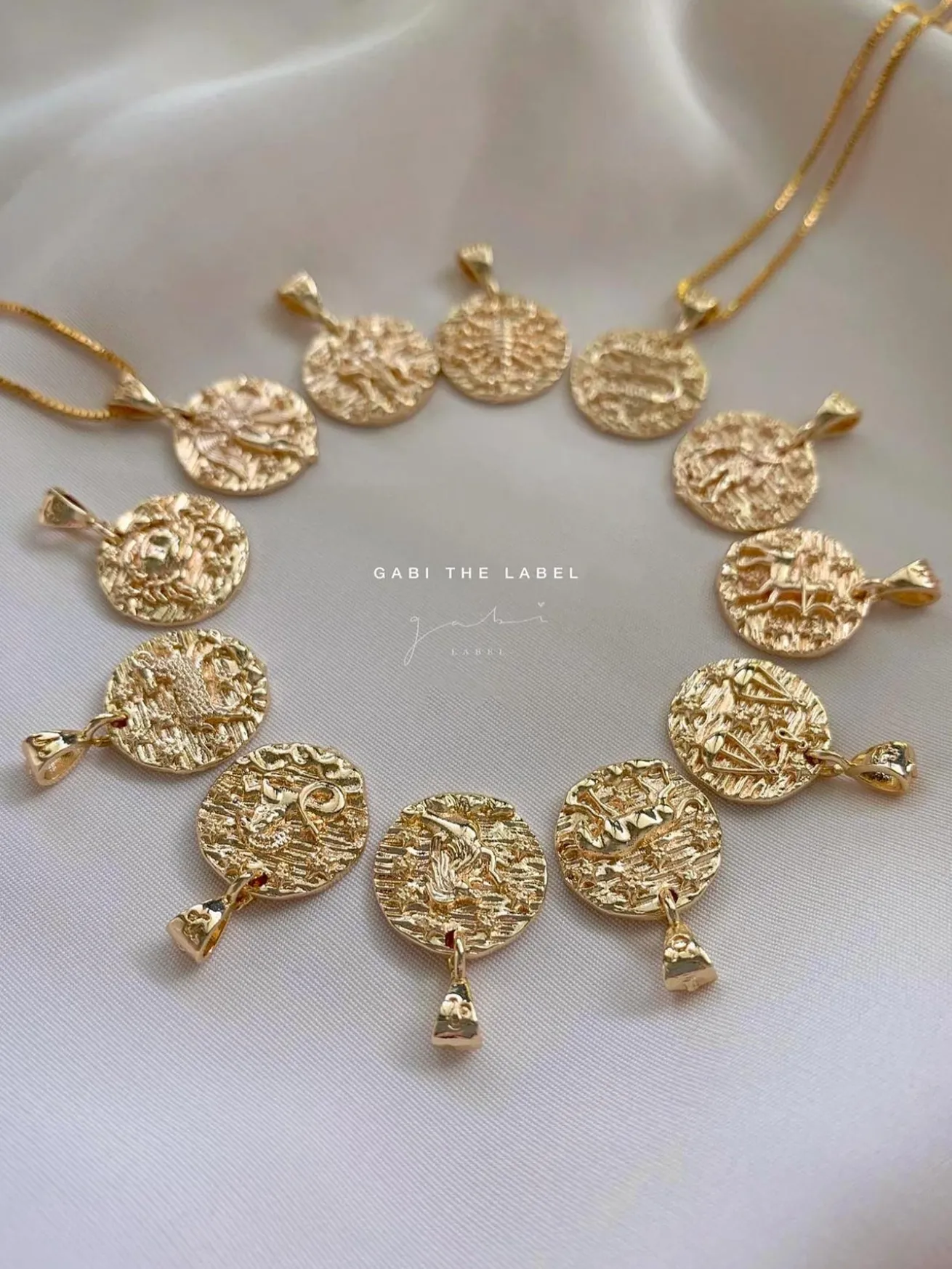 Zodiac Coin Necklace *18k Gold-plated