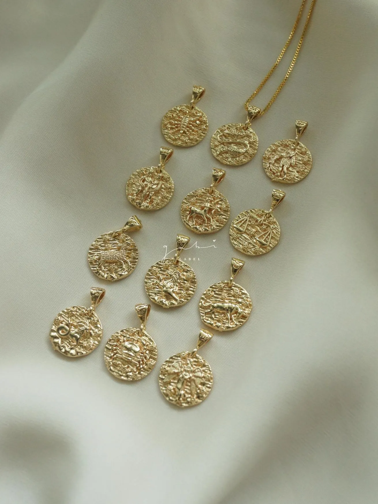 Zodiac Coin Necklace *18k Gold-plated